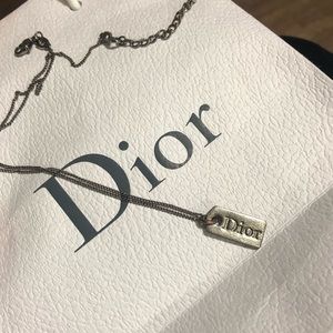 Dior pendant necklace